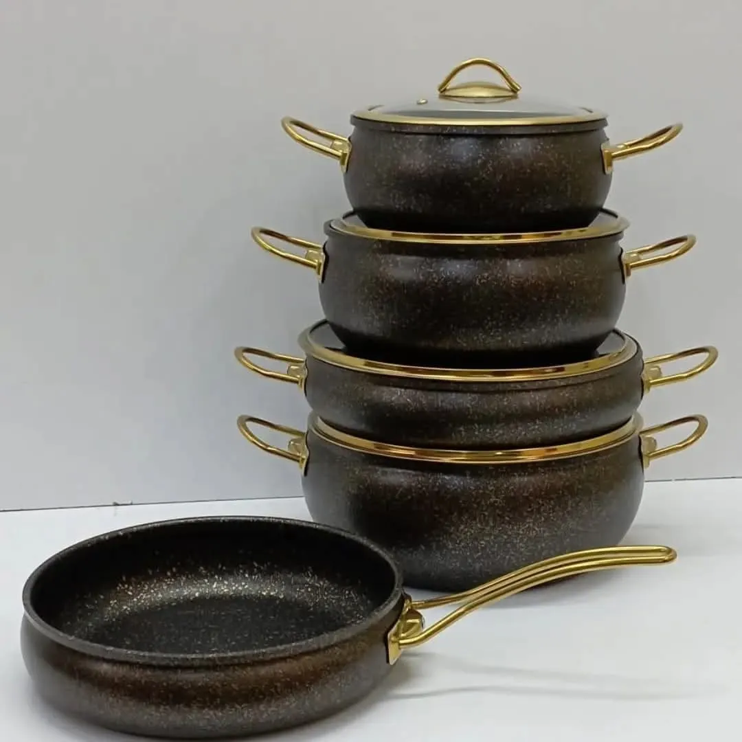 9PCS GRANITE COATING KITCHEN COOKWARE SET