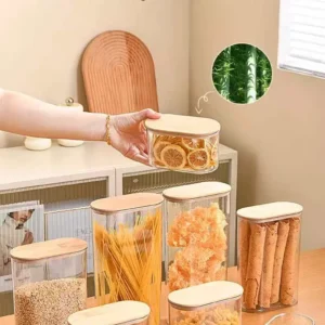 4pcs set acrylic storage containers