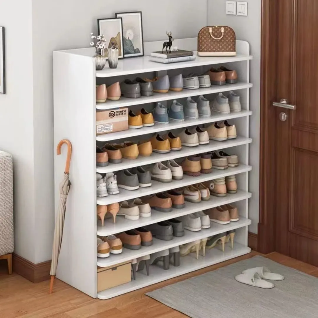 Modern Multi-Layer Wooden Shoe Rack - Image 5